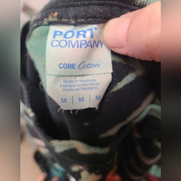 Hand tie dyed & acid washed ham shirt - Picture 5 of 5